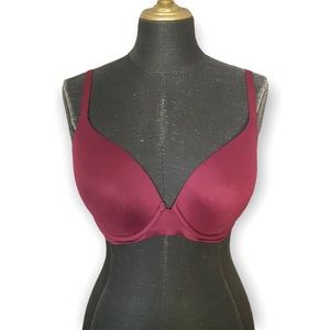 Aerie Bra Sunnie Style Maroon Full Coverage Size 34D